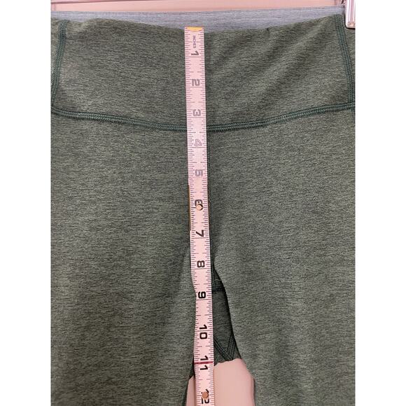 Outdoor Voices The Dipped Warmup Leggings Colorblock‎ Hunter Green Blue Pink S - Picture 8 of 9